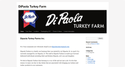 Desktop Screenshot of dipaolaturkeyfarm.com