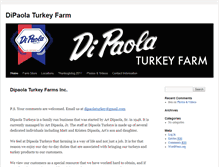 Tablet Screenshot of dipaolaturkeyfarm.com